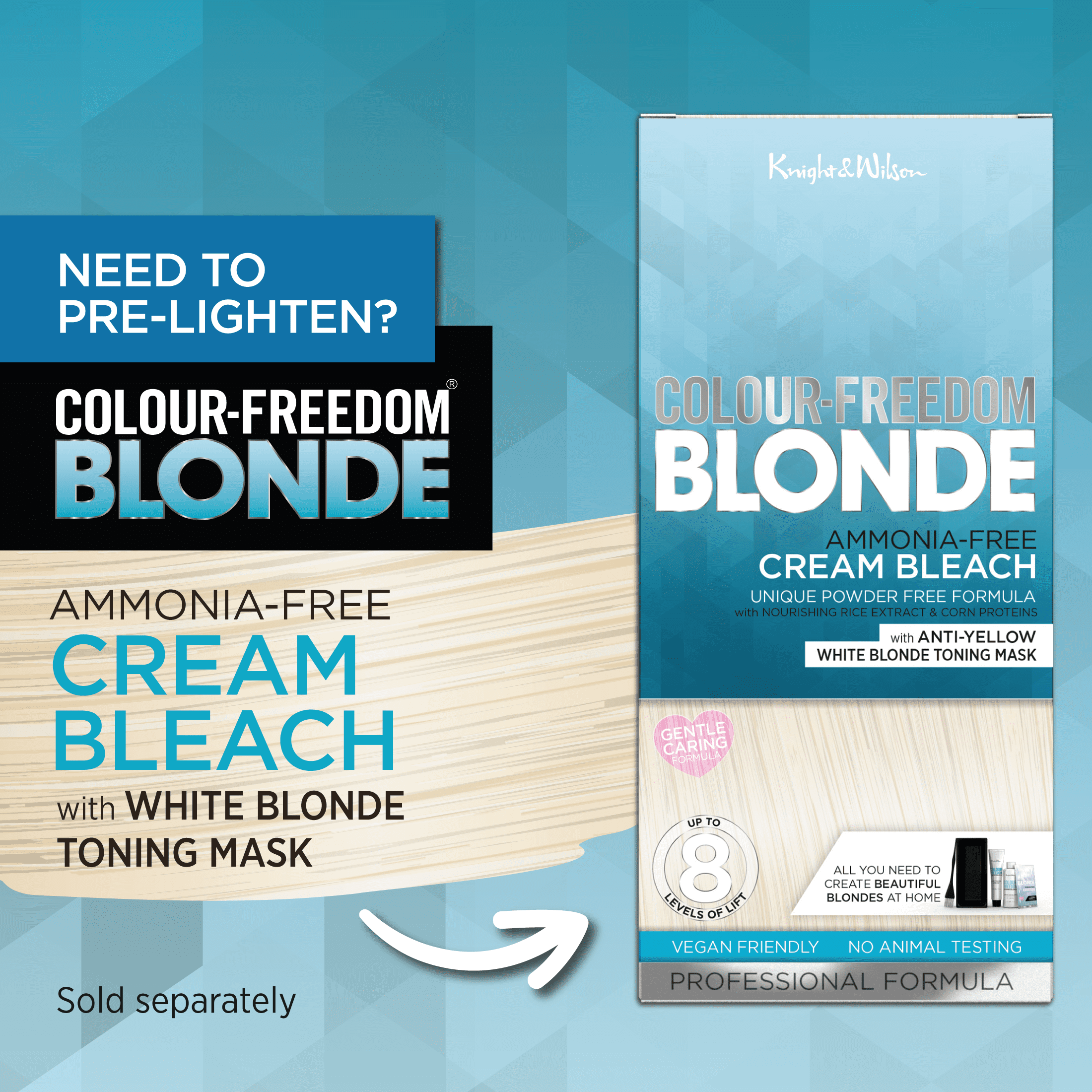 Knight Wilson Colour Freedom Cream Bleach 80gr