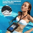 thumbnail image 6 of IP68 Waterproof Phone Pouch Double Space, Floating Waterproof Phone Case with Lanyard for iPhone 17 Pro Max 16 15 14 S26 S25, Phone Dry Bag Vacation Cruise Ship Travel Essentials 7.5'', 6 of 6