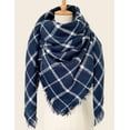 thumbnail image 3 of Scarf Plaid Print Fringed, 3 of 3