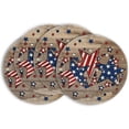 thumbnail image 3 of Tepsmf Round Placemats with Independence Day Prints, Patriotic Table Setting Mat, Decorative Dining Placemat for Holiday Kitchen Home Party Decoration, 3 of 5