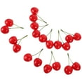 thumbnail image 1 of BRIGHTFUFU 10Ud Adorno Simulado De Cereza Roja Para De Escritorio Y Escenarios, 1 of 8