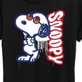thumbnail image 3 of Peanuts - Graffiti Snoopy - Women's Short Sleeve Graphic T-Shirt, 3 of 6