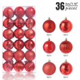 thumbnail image 3 of 1 caja de bolas de Navidad, adornos para árbol de Navidad, bolas colgantes para árbol de Navidad, decoración para fiesta en el hogar, regalo de Año Nuevo 2023, Navidad, 3 of 5