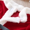 thumbnail image 6 of Toddler Boy Santa Outfit Long Sleeve Tops Pants Hat Belt Toddler Xmas Santa Suit Set Boys Christmas Outfit Festive Dress Outfit 12-18 Months, 6 of 7