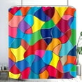 thumbnail image 2 of Durable Waterproof Polyester Shower Curtain Odorless Perfect for Your Bathroom Decor 60x72inch, 2 of 5