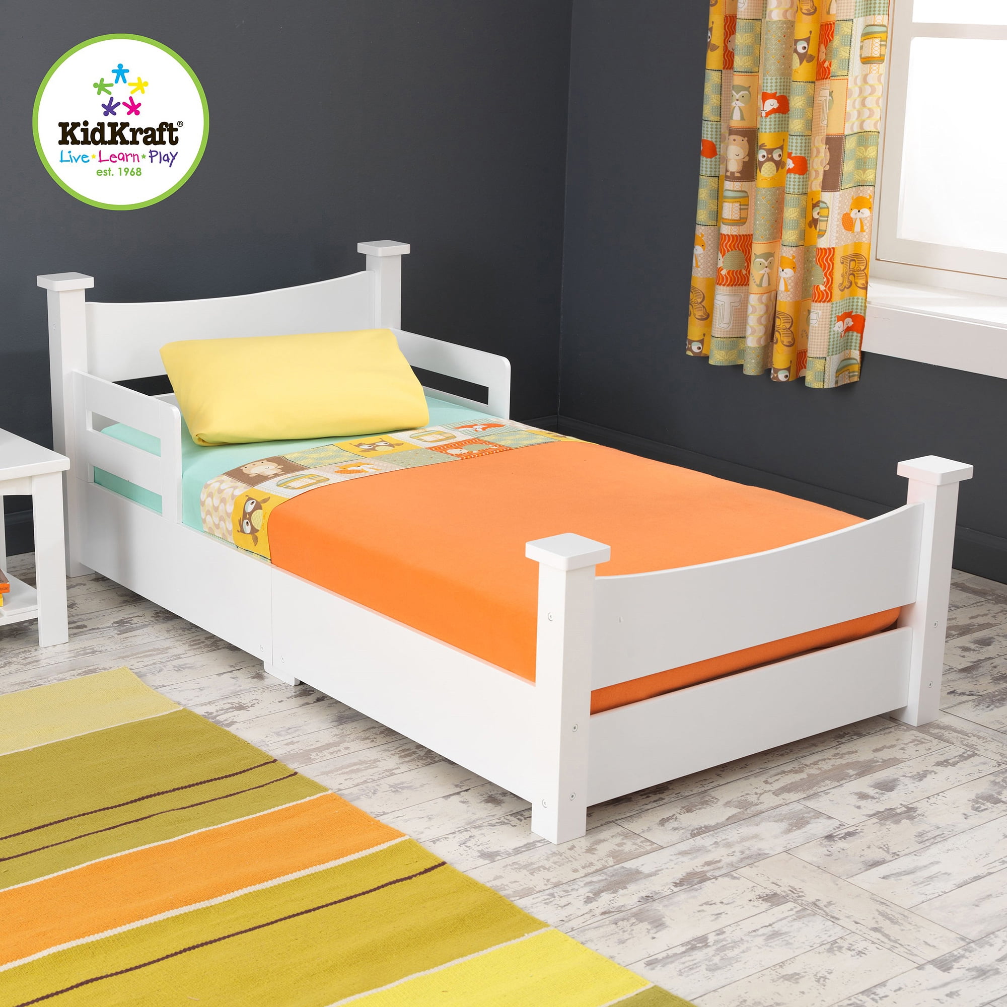 kidkraft addison twin bed white