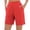 Rouge, variante sur Iyufng Shorts Athlétiques pour Femmes Décontractés d'Été Amples Détente Extensibles Course Taille Élastique Shorts de Yoga avec Poches