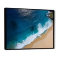thumbnail image 3 of Designart "Paradise Revealed Coastal Aerial View II" Oversized Coastal Framed Wall Art - Coastal Beige Coastal Beach Bedroom Framed Canvas Wall Art, 3 of 7