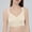 White, variant on Women's Solid-Color Breathable Push-Up Bra with Mesh Panels for Everyday Wear and Nighttime Lingerie