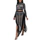 thumbnail image 1 of Vestido PORRCEY Sexy Hot Drilling Craft de 2 piezas para mujer, 1 of 6