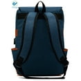 thumbnail image 3 of Deago Vintage Laptop Backpack For Women Men Travel Backpack with USB Charging Port Fashion Rucksack Fits 15.6" Notebook (Blue), 3 of 8