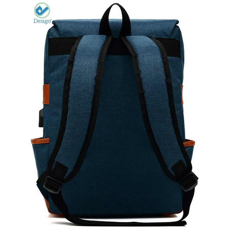 Vintage style laptop backpack hot sale