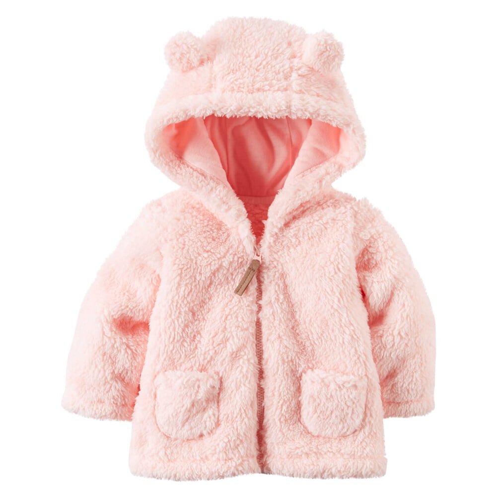 baby girl sherpa jacket