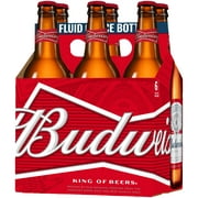Angle View: Budweiser Beer, 6 pk 16 fl. oz. Bottles