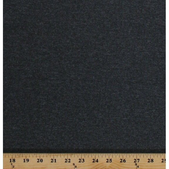 Premium Ponte' Double Knit Heather Gray 57" Wide Poly/Spandex Fabric by the Yard (7354L-6C)