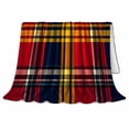 thumbnail image 2 of Scottish Tartan Plaid Autumn Living Room, Festive autumn celebration Scene, Warm Flannel Blanket for Living Room and Family Room, Art Lovers autumn celebration Gift, Festive Home Decor, 2 of 9