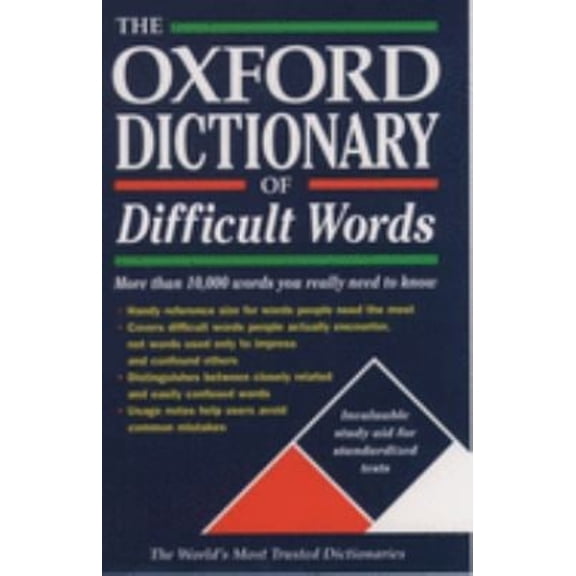 Pre-Owned The Oxford Dictionary of Difficult Words (Hardcover) 9780195146738