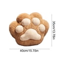 thumbnail image 4 of Cat Paw Pillows, Throw Pillows for Couch & Bedding, Soft Plush Paw Shaped Sofa Cushion for Home Office, Comfortable, Breathable, Lightweight, 16 inch Decorative Throw Pillows, 4 of 7