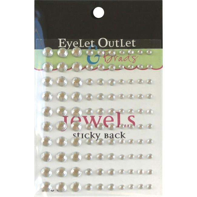 Bling SelfAdhesive Jewels MultiSize 100PkgClear