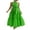 Vert, variante sur SUNSIOM Robe Longue pour Femme, Élégante Robe d'Été Sans Manches à Col Roulé à Carreaux, Robe Évasée, Robe de Cocktail avec Ceinture