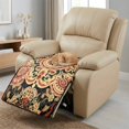 thumbnail image 3 of DISNIMO Mandala Flower Print Armchair Slipcover Armless Boho Sofa Covers Pet Friendly Recliner Cover, 3 of 7