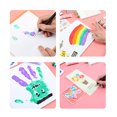 thumbnail image 3 of 12 Vibrant Colors Finger Paint Set 20ml for Kids Washable Paints with 1 Paintbrush Safe, 3 of 8