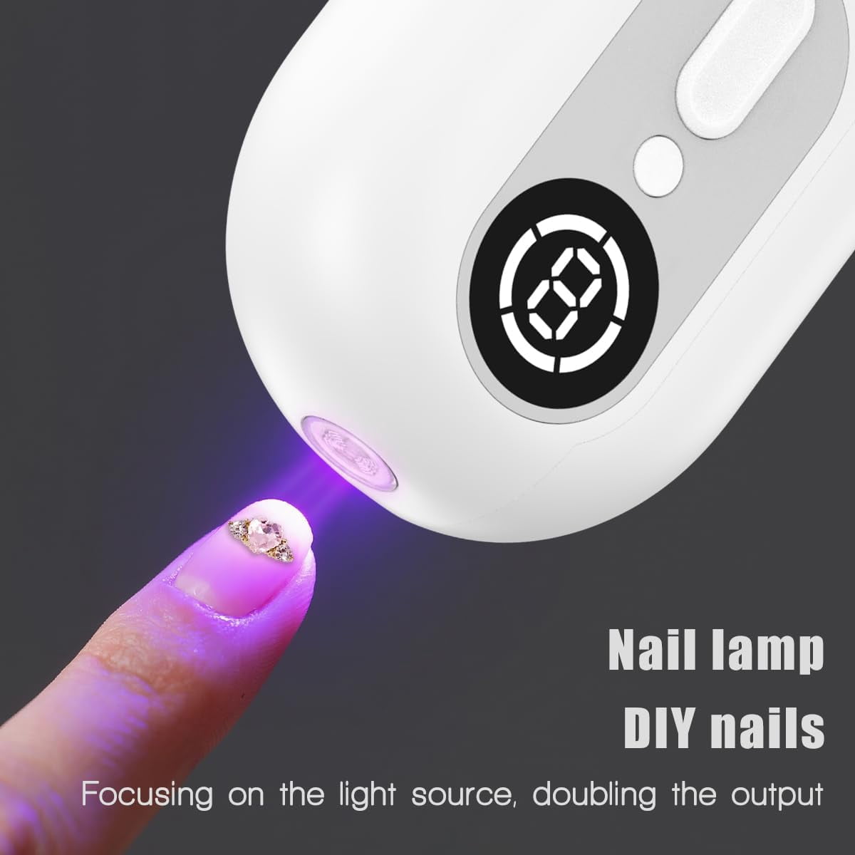 Electric Nail Clipper for Seniors & Babies - 4-in-1 Safety Fingernail Trimmer with 2 Speeds, Magnetic Cover, USB Rechargeable - Nail Scraps Catcher for Kids, Adults, Men, Caregivers (White)