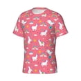 thumbnail image 3 of Rocae Yoga Unicorn for Men's Moisture-Wicking Crew Tee - T-Shirt for Sports, Outdoor Activities, and Casual WearMedium, 3 of 9