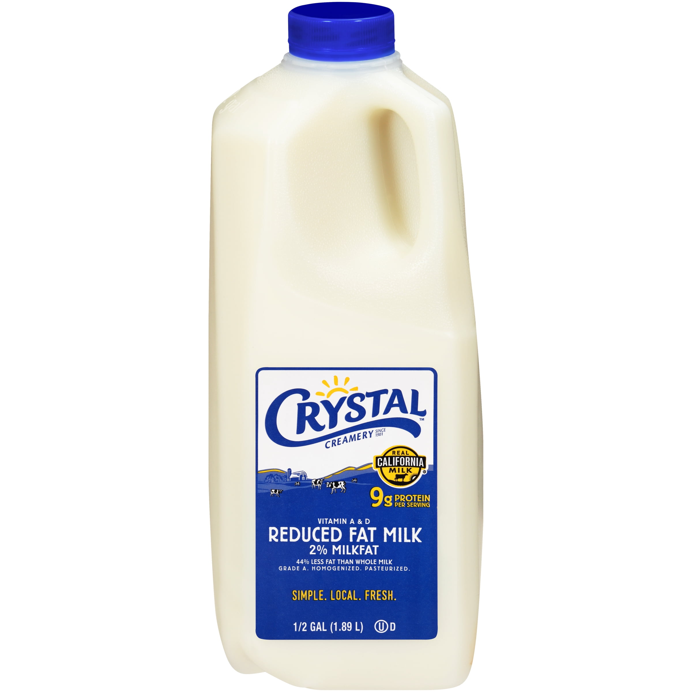 Crystal 2 Milk Half Gallon Jug