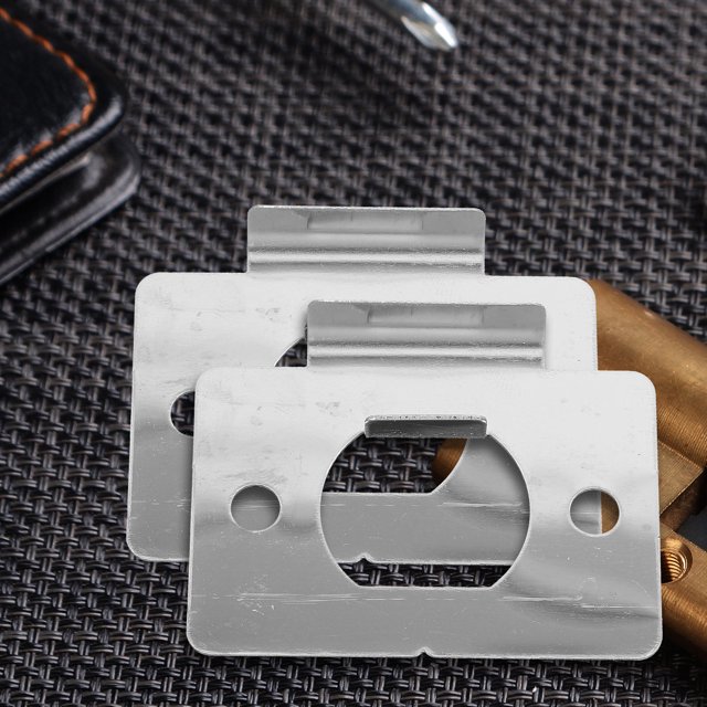 UPOUART 2Ud Kit De Placas Para Y Refuerzo Frontal De Puerta En Inoxidable Plata