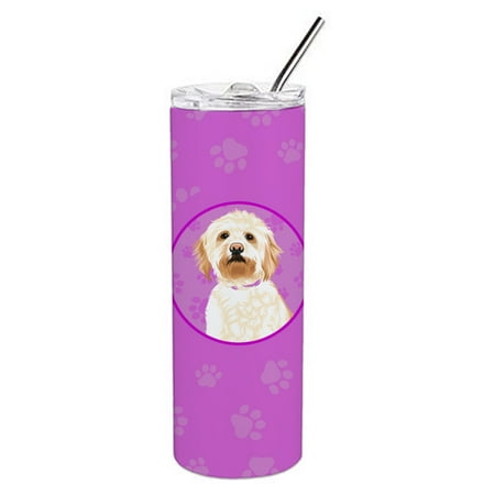 

Caroline s Treasures WDK1296TBL20 Doodle Red Design2 Stainless Steel 20 oz Skinny Tumbler Pink 20 oz multicolor