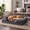 Gray, variant on CONCETTA 42"x32" Orthopedic Dog Bed, XL Pet Sofa Bed with Egg Crate Foam Support, Machine Washable Cover, Brown