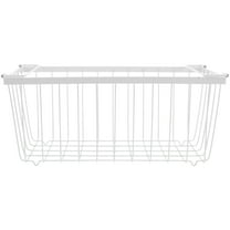 Masteelf Refrigerator Bins With Handles Freezer Wire Storage Baskets Freezer Organizer Bins For Cabinet Pantry Closet Household