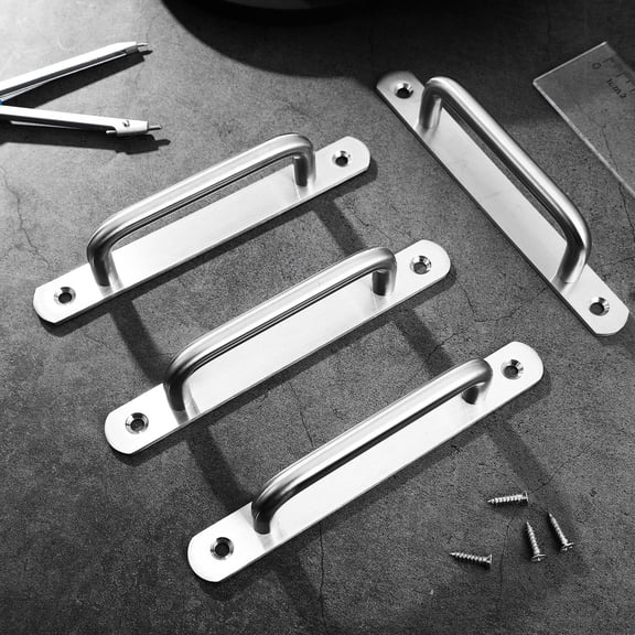 OFFIGAM 4-Pack Aluminum Alloy Door Knobs Indoor and Outdoor Handles for Cabinets and Doors