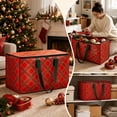 thumbnail image 6 of Qwtwty Large Capacity Christmas Tree Storage Bag, Heavy Duty Waterproof Storage Container with Reinforced Handles, Zippers and Wide Opening for Xmas Trees, 6 of 7