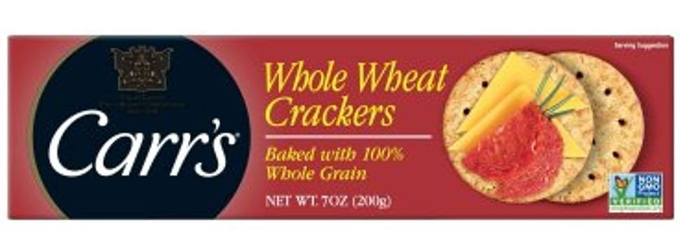 Carr's Whole Wheat Crackers, 7 OZ, 12 Pack