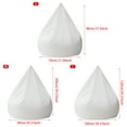 thumbnail image 2 of IUYYPU Bean Bag Inner Liner with Zipper Closure and Easy Clean Material, White (Set of 1), 2 of 8