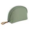 Neceser Semicircular Multifuncional de Nylon para Viaje Femenino (Verde)