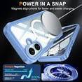 thumbnail image 2 of Étui Magnétique Conçu pour iPhone 16 Plus 6.7 Pouces Grade Militaire Robuste 360 Protection d'Écran Intégrée Compatible avec MagSafe Étui Transparente, 2 of 6