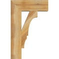 thumbnail image 3 of Ekena Millwork 4"W x 14"D x 22"H Balboa Block Rough Sawn Bracket, Western Red Cedar, 3 of 4