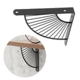 thumbnail image 4 of Soporte de estante flotante BLESIY metal decorativo Negro 20cm, 4 of 8