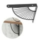 thumbnail image 5 of Estante de soporte de metal, soporte para colgar en la pared, decoración del sector, arte moderno de hierro Negro 20cm, 5 of 9
