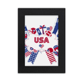 thumbnail image 1 of USA Flag Independence Day Celebration Desktop Photo Frame Picture Display Art Painting Exhibit, 1 of 3