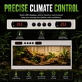 thumbnail image 6 of Large Reptile Terrarium 39x16x16 Inches, Tempered Glass Reptile Enclosure, Ventilated Habitat for Tortoises Ball Pythons(Dual Temperature Control), 6 of 10