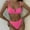 O, variant on Honeeladyy Ladies Women's Swimwear Attractive Bathing Suit Swimsuits For Women Beachwear Girls Summer Swimwear