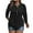 Black, variant on Frostluinai Plus Szie Henley Shirts for Women Long Sleeve Hollow Out Casual Tops Empire Waist Solid Color Loose Tshirts Fall Pullover
