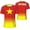 3X-Large, variant on Vietnam Flag Gradation T-Shirt Sports Jerseys for Running Soccer Tennis Fitness
