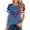 Blue, variant on Cavosen Independence Day Clothes Women Petite Patriotic Short Sleeve Crewneck Tops American Flag Print T Shirts Lady XL Independence Day Casual Shirts 4th of July Tunic Tees 2025 Patriotic Outfits
