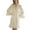 White, variant on Defitshape Women's Robe Summer Pjs Valentines Day Lightweight Satin Bathrobe Comfy Feather Wedding Luxury Feather Bridal Robe Sleepwear Pink Medium