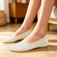thumbnail image 2 of Women's No Show Socks Lace Low Cut Flat Invisible Liner Socks Summer Grip Non Slip Sock, 2 of 5